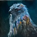 Bird of prey painting for sale