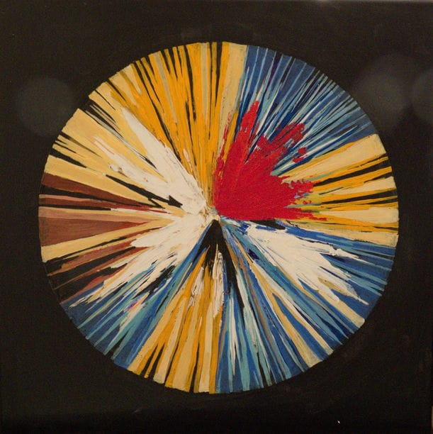 colour wheel abstract painting for sale