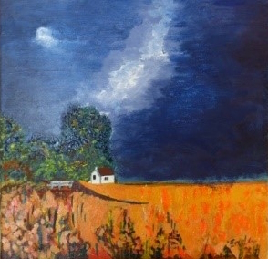 dark sky painting for sale