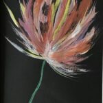fantasia flower abstract painting for sale