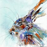 hare with attitude painting for sale