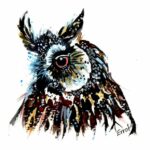 owl painting for sale