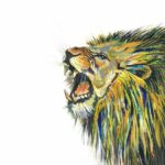 lion painting for sale