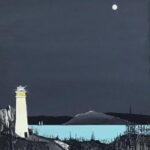 lighthouse nocturne painting for sale