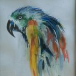 parrot painting for sale
