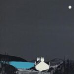 white house nocturne painting for sale