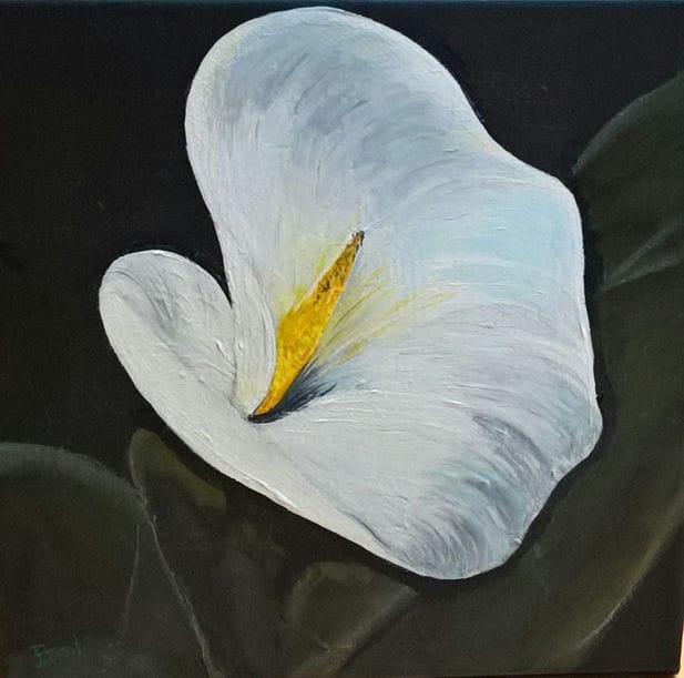 white lily painting for sale