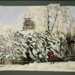 worcester in snow painting for sale