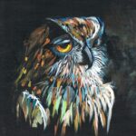 owl painting for sale