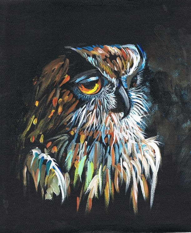 owl painting for sale